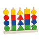 Merishopp Montessori Toys Set Learning Activities Playing Wooden Beads Sequencing Toys