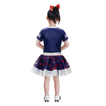 Modern Hero New York Giants Girl'S Nfl Mvp Tailgate Tutu Dress Costume, Size Large