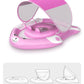 Relaxing Baby - Pool Float With Adjustable Seat Pocket,Baby Swimming Float With Canopy Of Upf 50+ Uv Protection, Super Safety Bear-Shaped Baby Floats For 6-36 Months,Pink Bear