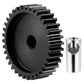 BRKRC Steel 32P 5mm Pinion Gear 25T 26T 28T 29T 30T 31T 32T 33T 34T 35T 36T 37T 38T Motor Gears for 1/10 1/8 RC Car Parts (36T)