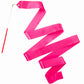 Hiunicorn 12Pcs Hot Pink Girls Dance Ribbons Party Favors For Rhythmic Gymnastics Ballerina Birthday Party Streamers Decoration, Kids Circus Carnival Ribbon Silks Sticks Wands
