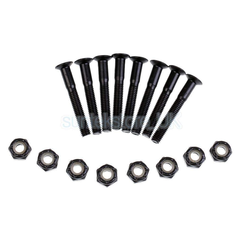 35mm/1.4 Steel Screws & Nuts Hardware for Skateboard Longboard  Set of 8