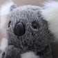 11 Inch Mum And Baby Koala Plush Toy Stuffed Animal Toy Plush Animal Doll (Grey)