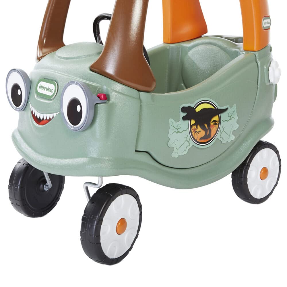 Little Tikes T-Rex Cozy Coupe By Dinosaur Ride-On Car For Kids, Multicolor Large