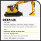 Diecast Masters 1:50 Scale Caterpillar 335F L Hydraulic Excavator Model 85925 - Yellow Diecast Construction Equipment
