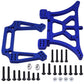 Hobbypark Aluminum Front & Rear Shock Tower Mounts For 1/10 Traxxas Slash 2Wd, Rustler Vxl, Bandit, Replace Part 3638 3639 (Navy