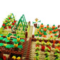 Baenrcy Farm Field Set Building Blocks Plant Animal Crops Building Bricks Kit Diy Building Set Compatible All Major Brands