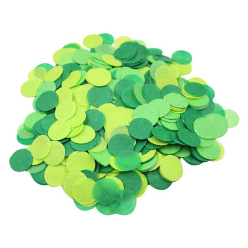 Mybbshower Green Paper Confetti Beach Jungle Birthday Party Decorations Spring Wedding Table Scatter for Baby Shower 1 inch 5000