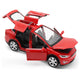 Gidoyi Toy Car Model X, Pull Back Car Toys Alloy Vehicles With Lights And Sound 1:32 Scale Model Car (Red)