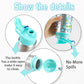 Gift For Girls, 5 6 7 8 9 10 Year Old Girl Birthday Gift, Decorate Your Own Water Bottle With Gem Stickers For Kids, Arts And Cr
