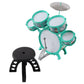 Jazz Drum Set For Kids, Stable Structure, Sturdy Toddler Drum Set For KidS Room