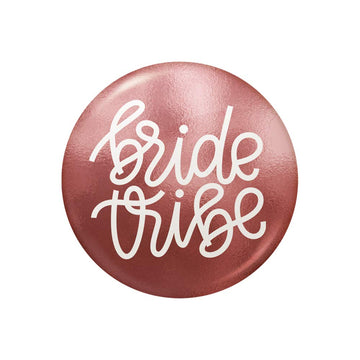 Bride Tribe  Pack of 15 Badges with Safety Pin  Ideal props for wedding, sangeet, bachelorette, spinster, photo booth  can be