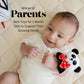 Baby Rattle In High-Contrast Black, White, Red - 5'' Tall - Baby Rattle With Cute Panda Face - Perfect Size For Small Hands - Te