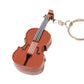 DR DINGUS World's Smallest Violin Keychain - Pocket-Sized Brown Tiny Violin Plays Sad Song - Perfect Gag Gift for Music Lovers