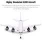 Goolrc A380 Rc Airplane, 2.4G 3Ch Remote Control Airplane, Easy To Fly Rc Plane For Beginner, Epp Foam Fixed Wing Aircraft Glide