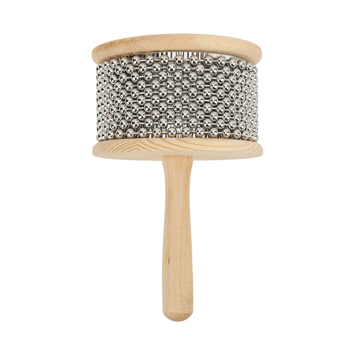 Hand Cranked Cabasa, Beautiful Sound Attractive Cabasa Musical Toy For Over 4 Years Old For Rhythm Training(Large Cabasa)
