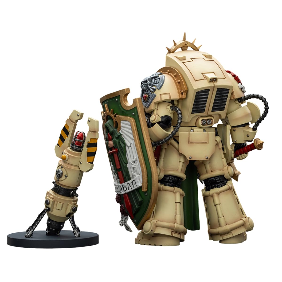 JOYTOY Warhammer 40,000 Dark Angels Deathwing Knight Action Figure 1/18 - JT02489, ABS, with Power Sword & Storm Shield