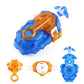 Bey Battling cutting edge Burst Launcher and Grip  B-184 Left Right Spin String Launcher Grip DB Layer System Compatible with All Bey Burst Series - Blue