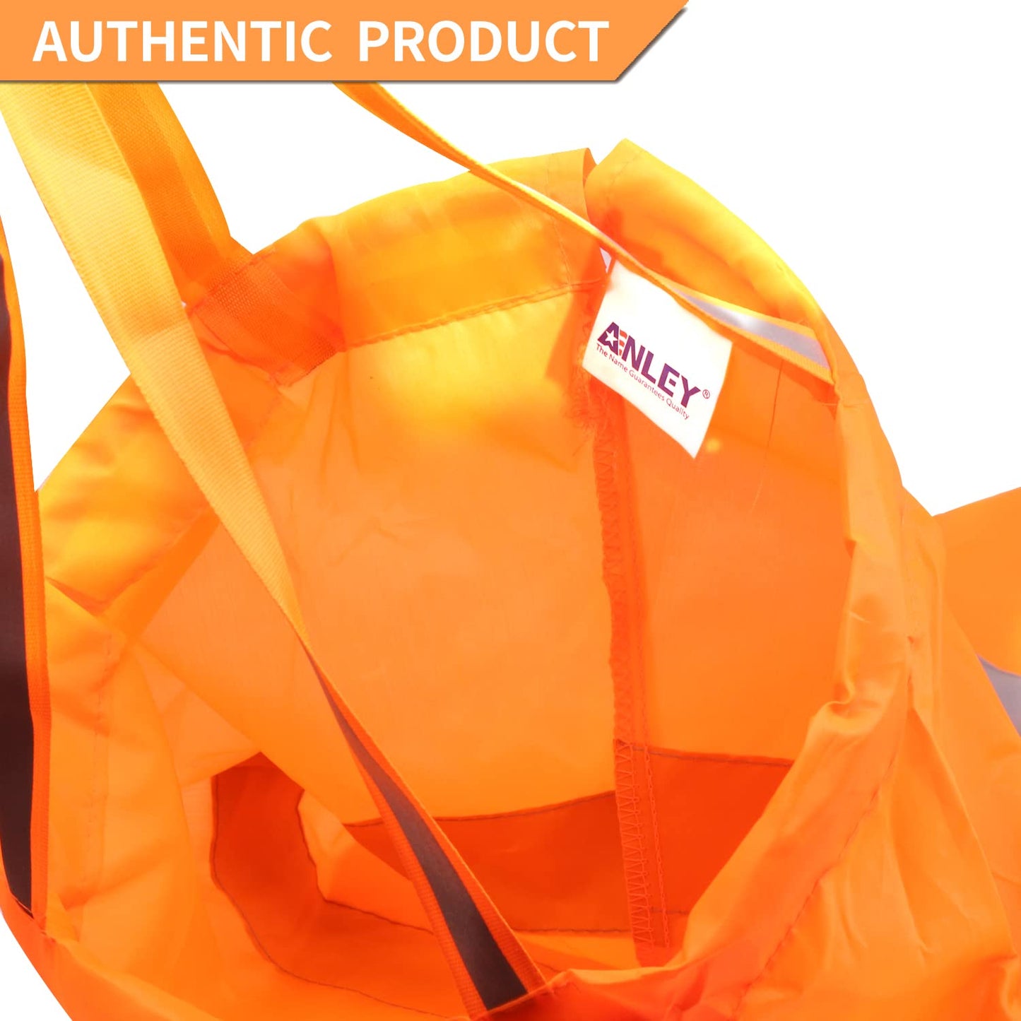 Anley 40-Inch Windsock - Rip-stop Polyester Wind Direction Sock - Orange