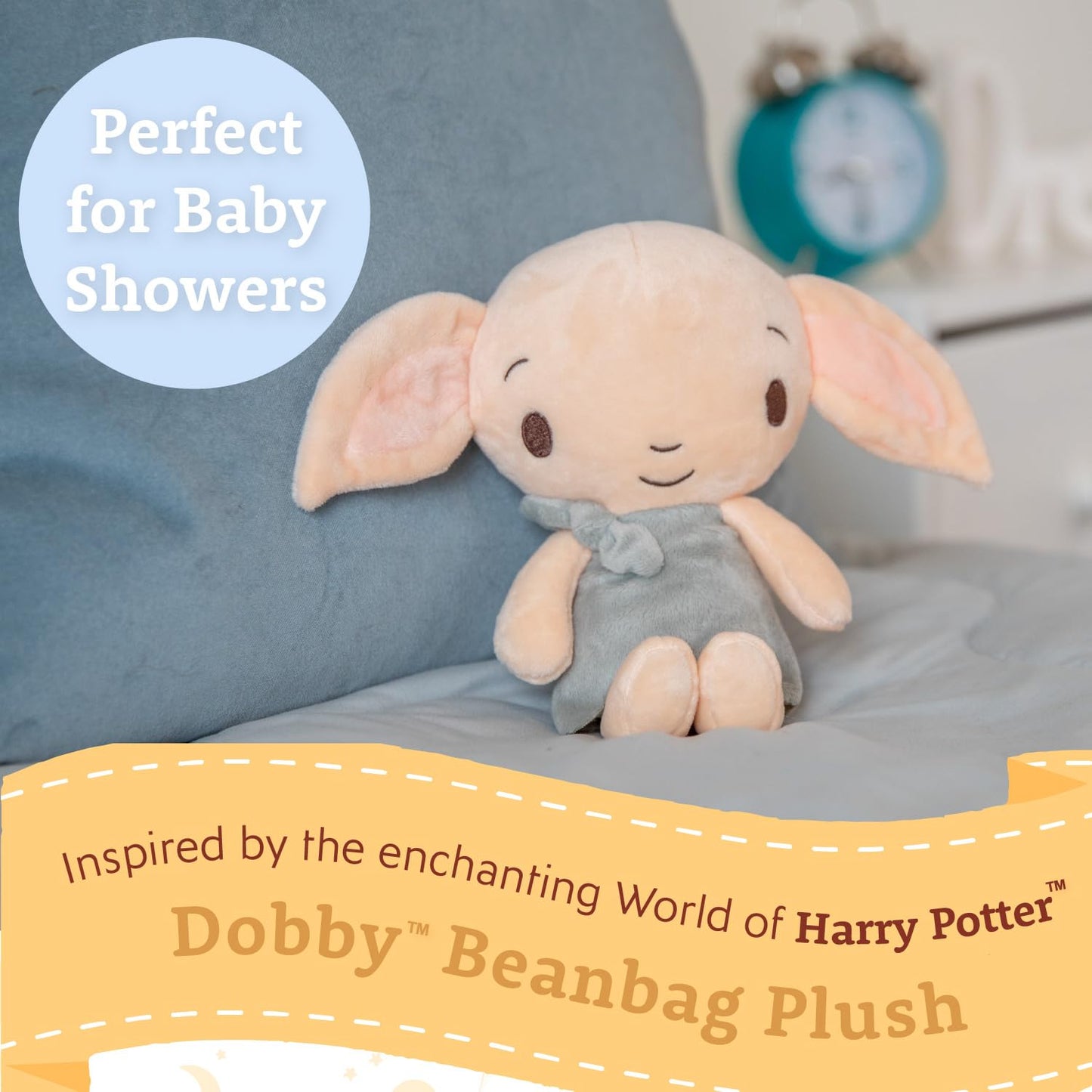 Kids Preferred Harry Potter Dobby 7 Inch Plush House Elf Stuffed Animal For Babies, Toddlers, And Kids