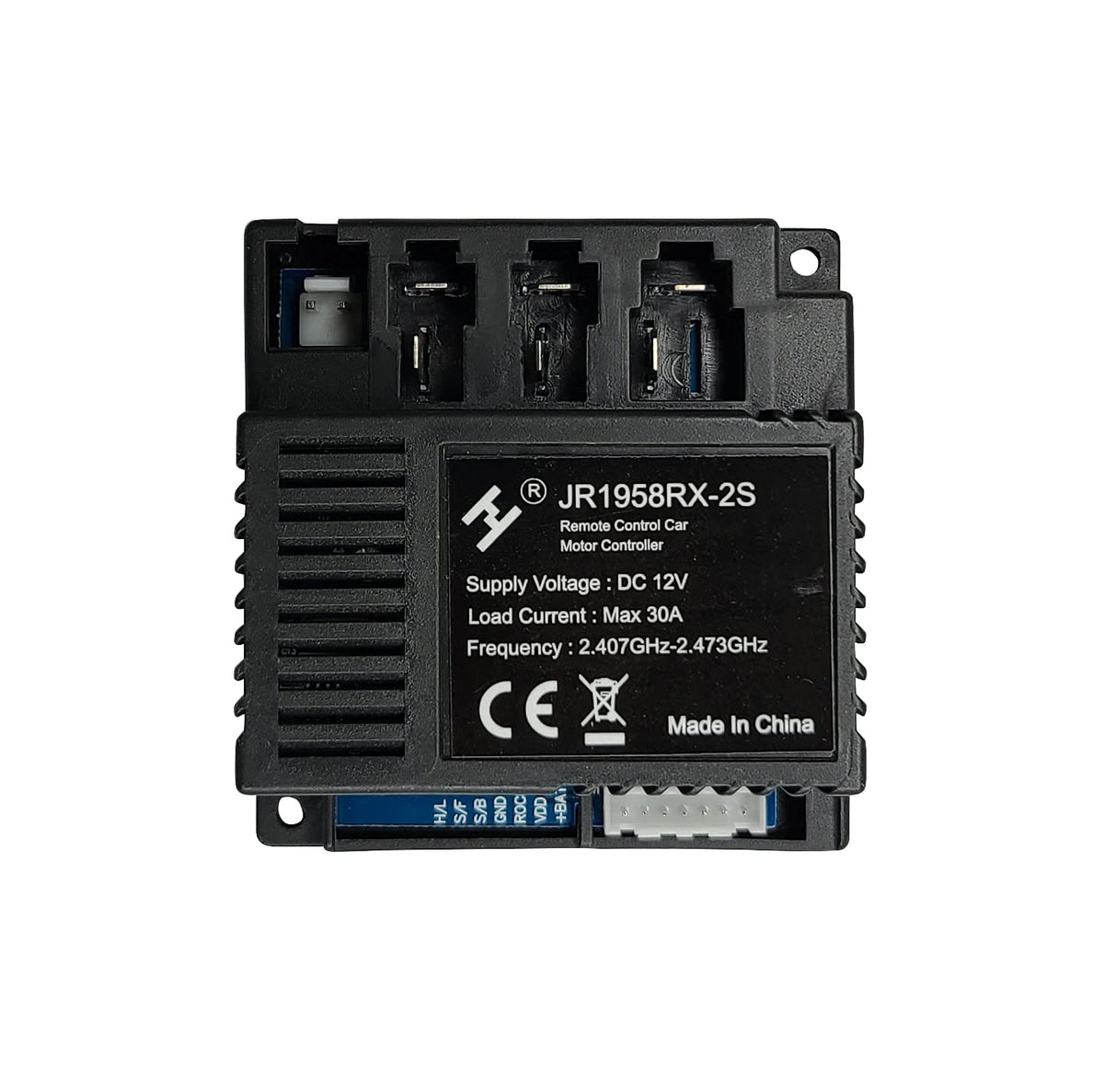 JR1958RX2S Control Box Receiver Match 2.4G Bluetooth Remote Control, Mainboard Motherboad Accessories Kids Powered Wheel Circui