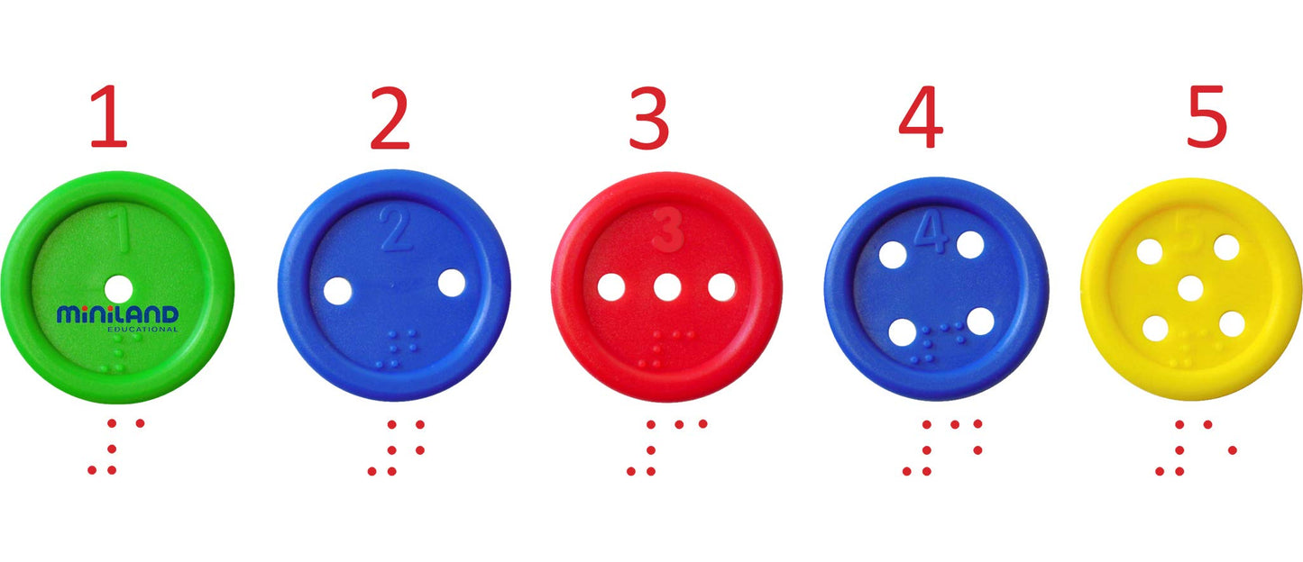 Lacing Buttons: 140 Pieces / Jar