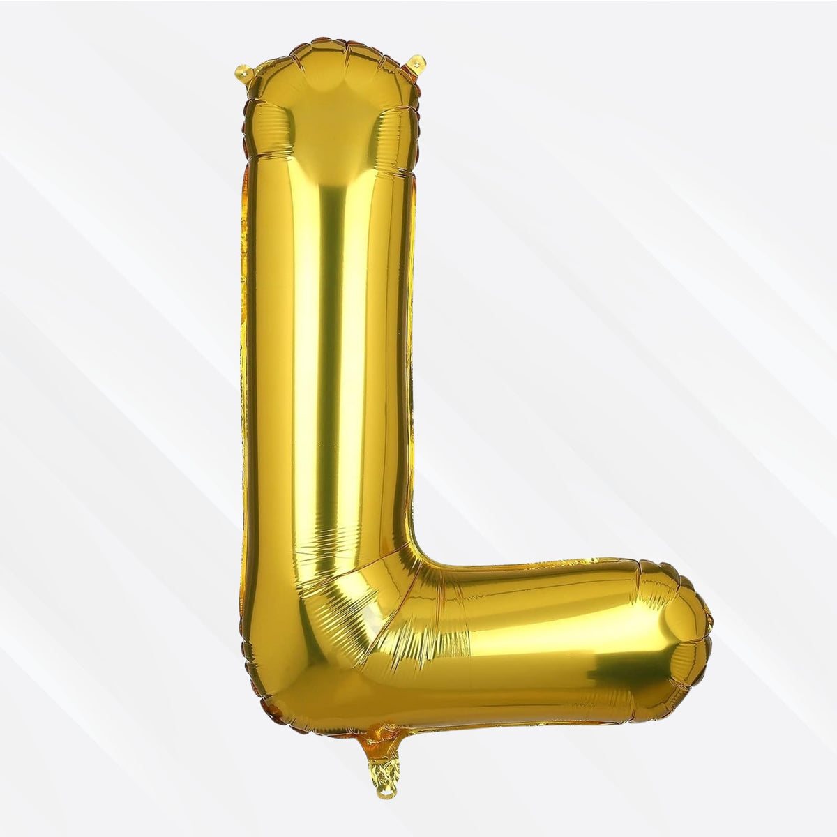 Flyloons Gold L Alphabet Letter Foil Balloons for Full Name Birthday Decoration Items, Anniversary, Baby Shower, Bachelorette, W