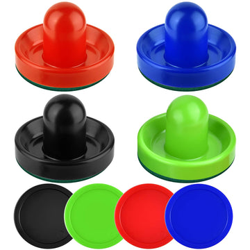 Coopay Air Hockey Pushers And 12 Grams Thicker Pucks, Air Hockey Paddles, Goal Handles Paddles Replacement Accessories For Game 