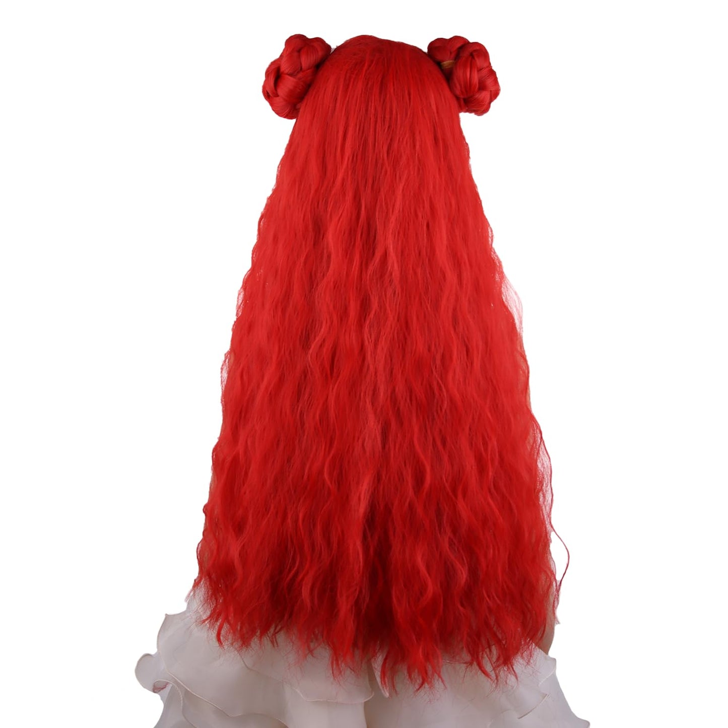 Ufindcos Red Wig For Girls Long Wavy Red Wig For Child Long Curly Burgundy Wigs For Kids Natural Synthetic Wigs With Cap