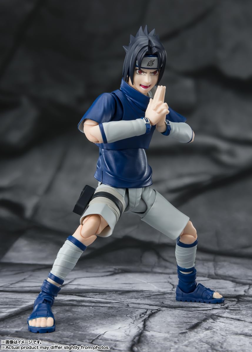 TAMASHII NATIONS - Naruto - Sasuke Uchiha -Ninja Prodigy of The Uchiha Clan Bloodline-  Bandai Spirits S.H.Figuarts Action Figure