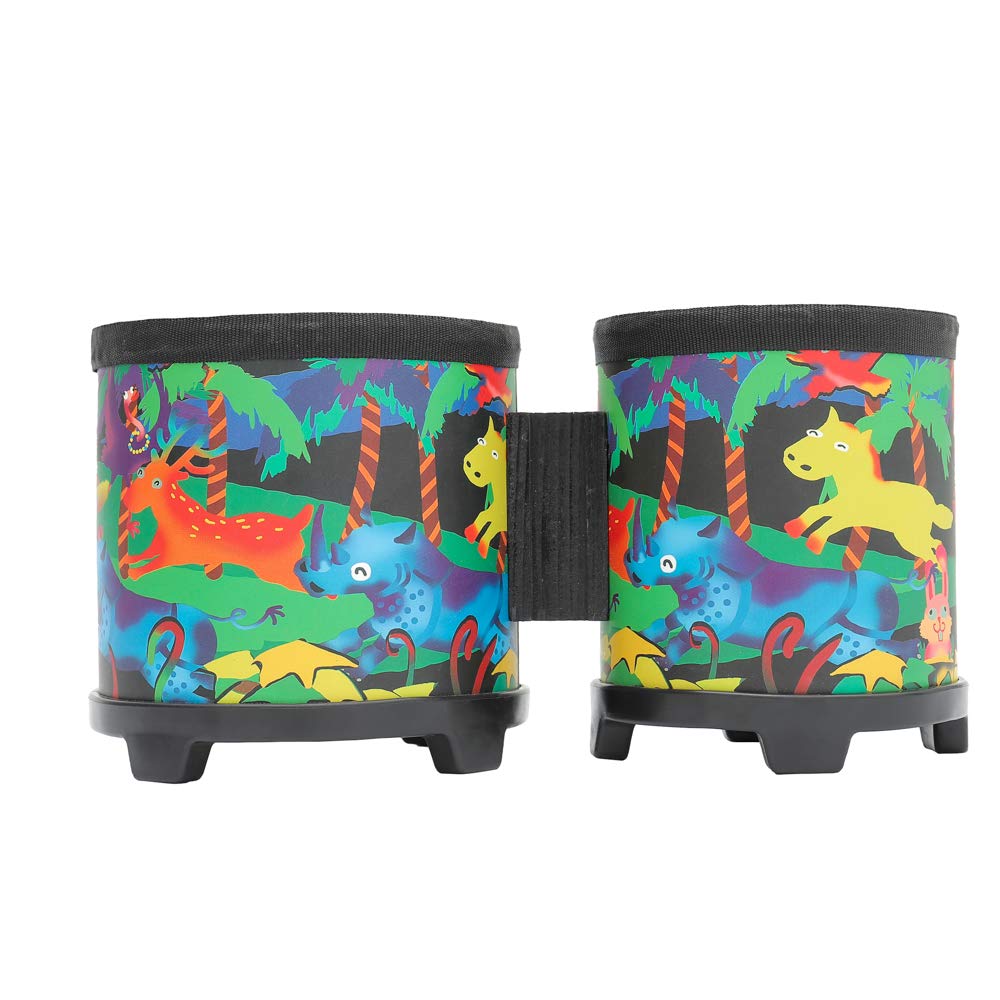 Bongo Drum 5'-6' Rhythm Club Drum For Kids Percussion Instrument Music Drum With Colorful Mallets For Baby Children Special Christmas Birthday Gift.(5'-6')