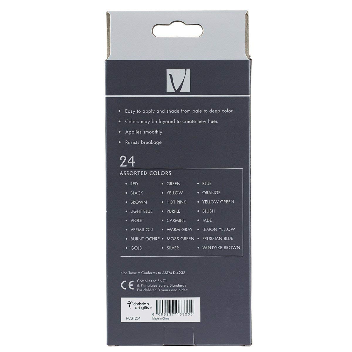Christian Art Gifts 14394X Veritas Coloring Pencils - Boxed - Set of 24