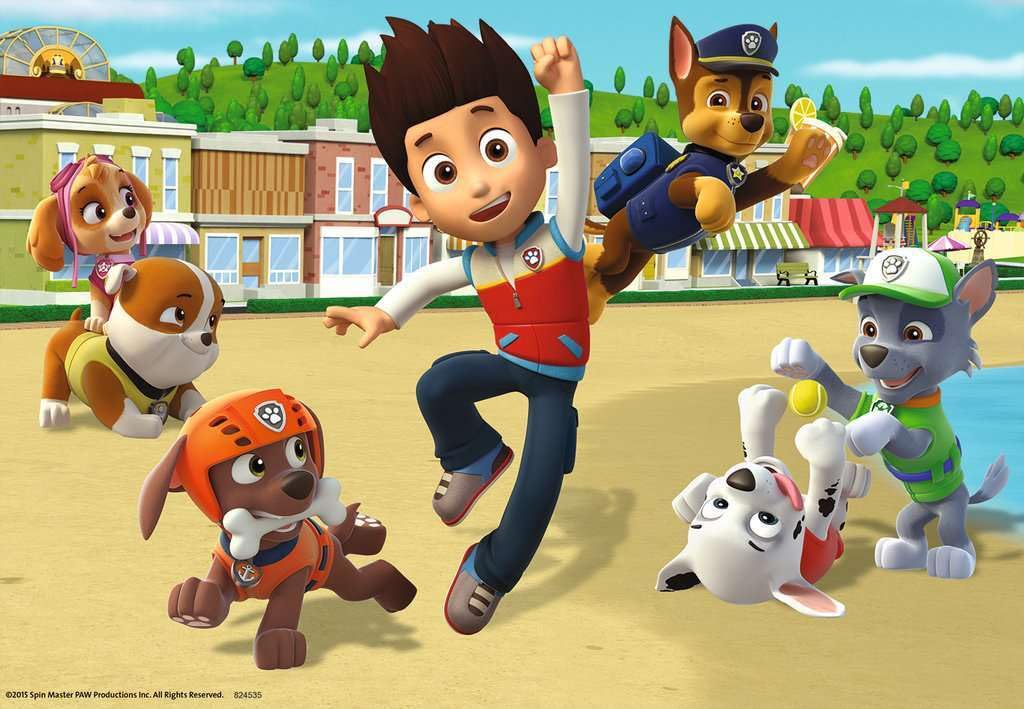 Ravensburger Paw Patrol Jigsaw Puzzle - 2 x 24 Piece, Multicoloured, Cardboard, Model 09064