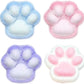 4 Pcs Taba Squishy Paw,Cute Fufu Cat Squishy Stress Relief Fidget Toys For Adults, Party Favor Gift