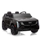 24V Ride On Car, Licensed Cadillac Battery Powered Electric Vehicle w/Remote Control, 2 Seater, 4Wheel Shock Absorbers, Smooth 