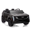 24V Ride On Car, Licensed Cadillac Battery Powered Electric Vehicle w/Remote Control, 2 Seater, 4Wheel Shock Absorbers, Smooth 