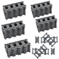 Etarnfly 42Pcs City Train Tracks, Classic Accessories, Railroad Building Toy Compatible With All Major Brand - 38 Straights, 2 L
