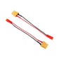 rflaueo 4pcs JST to XT60 Male Female RC Connector Adapter Wire with 20awg 4inch Cable(E86-4)
