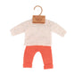 Miniland Clothes For Dolls 15'' Knitted Outfit Sweater & Trausers - Eco, Made In Spain, Quality, Role Play, Educational