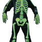 Fun World Green Skelebones Youth Costume, Medium 8-10, Multicolor