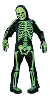 Fun World Green Skelebones Youth Costume, Medium 8-10, Multicolor