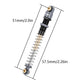 INJORA 51mm Shocks-Long Travel Threaded Double Barrel Damper for Axial AX24 SCX24 Upgrade 1/24 RC Crawler(Grey)