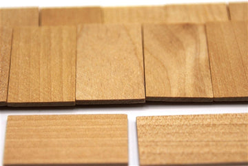 Dolls House Cedar Roof Shingles Unfinished Roofing Tiles Pack Of 100 Wooden 1:12
