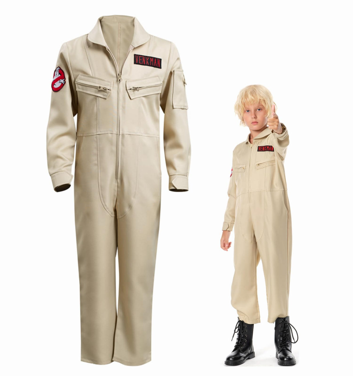 Meicogo Anime Kids Costume Halloween Cosplay Jumpsuit Top Pants Outfit