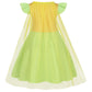 Wonderbabe Frog Princess Costume For Girls Princess Dress Halloween Fancy Party Dress Princess Dress Up Clothes For Kids Size 2-