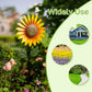 Venniy Yard Wind Spinner Outdoor,Garden Wind Spinners & Wind Sculptures,Sunflower Windmills Lawn Decor,Metal Flower Garden Pinwh