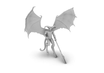 Horned Devil Tabletop Dnd Gaming Miniature