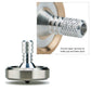 DjuiinoStar enhanced Spinning Top  Stainless Steel Collar with Aluminum Stem  8-10 Minutes  High Precision EDC Desktop Toy DST-810R