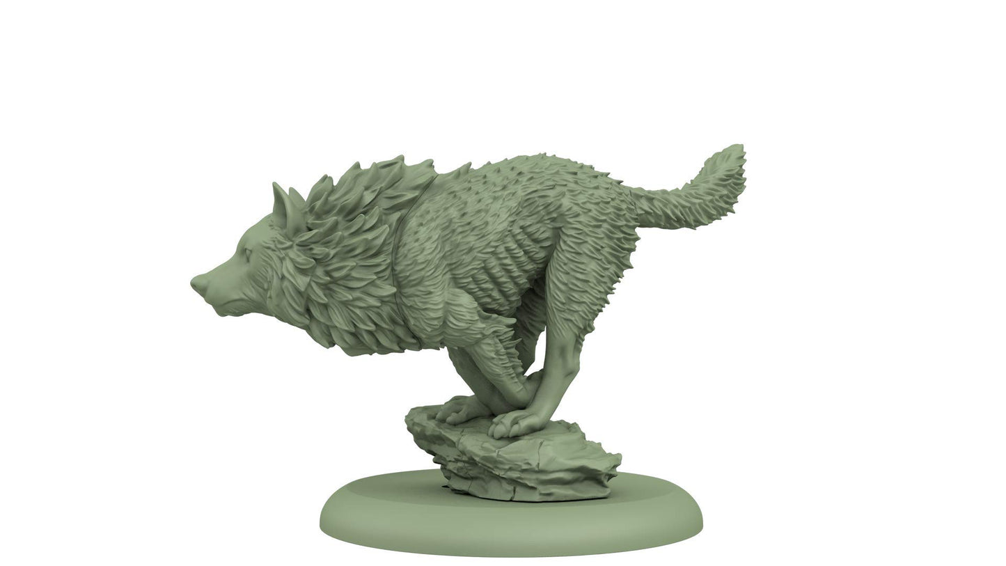 Cmon A Song Of Ice And Fire Tabletop Miniatures Free Folk Skinchangers Unit Box - Harness The Power Of Beasts! Strategy Game For