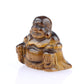 Ywg Stone Yellow Tiger Eye Healing Crystal Gemstone Carved Laughing Happy Buddha Feng Shui Figurines Wealth And Good Luck 1.5''